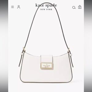 New Kate Spade White Reagan Shoulder Bag